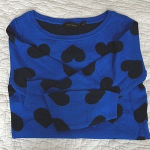 Blue heartbreaker sweater